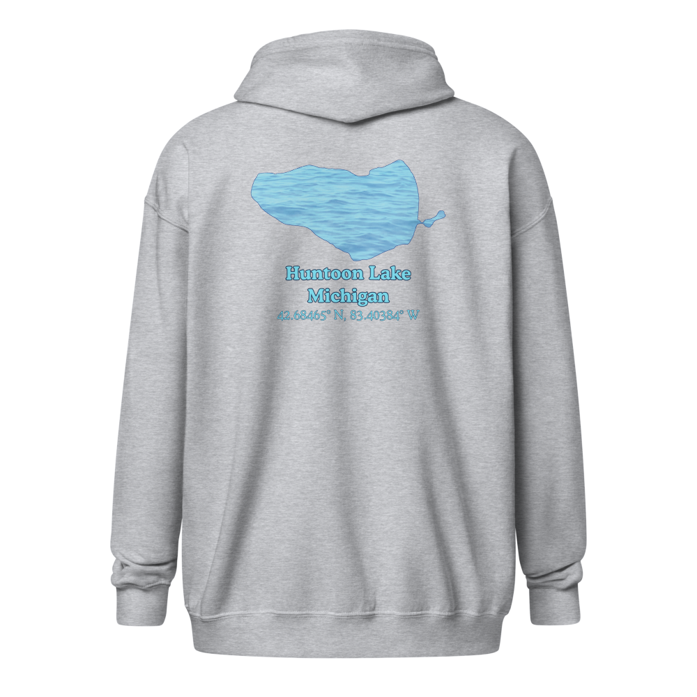 Huntoon Lake Unisex Zip Hoodie