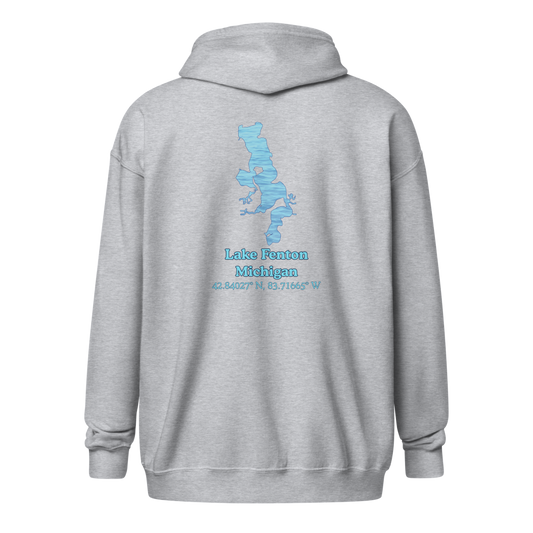 Lake Fenton Unisex Zip Hoodie