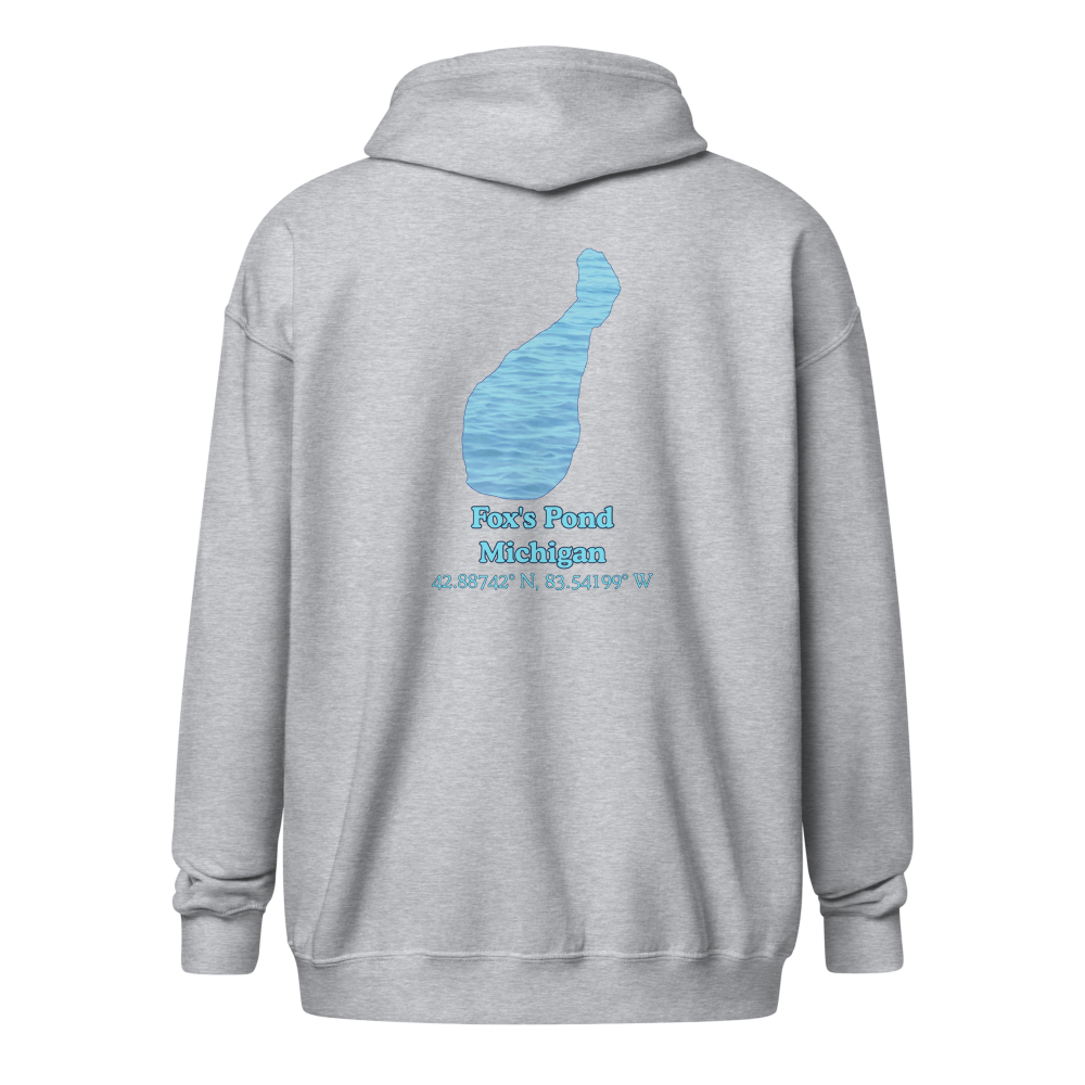 Fox's Pond Unisex Zip Hoodie