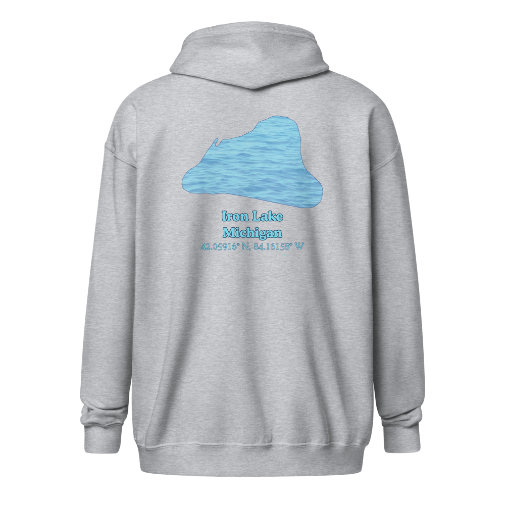 Iron Lake Unisex Zip Hoodie