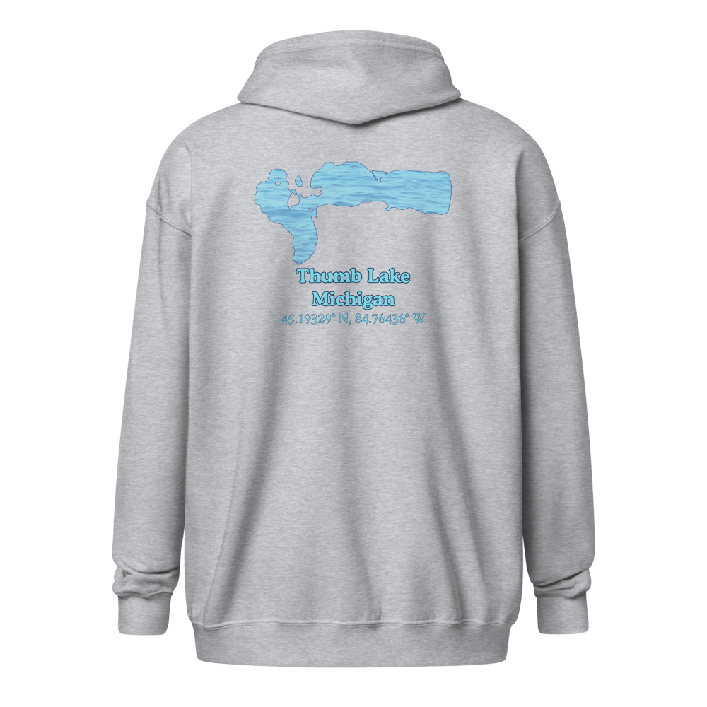 Thumb Lake Unisex Zip Hoodie