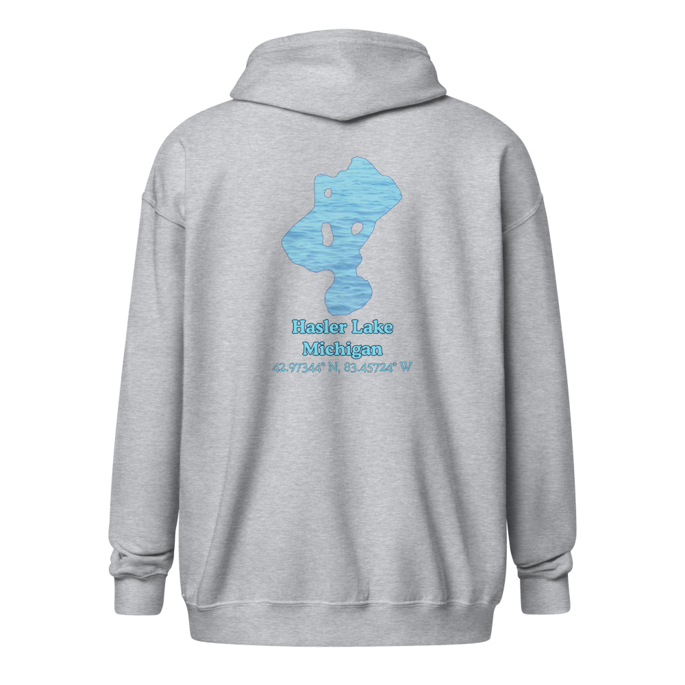 Hasler Lake Unisex Zip Hoodie