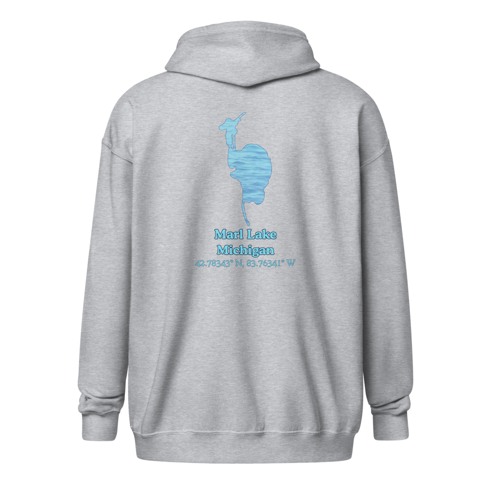 Marl Lake Unisex Zip Hoodie