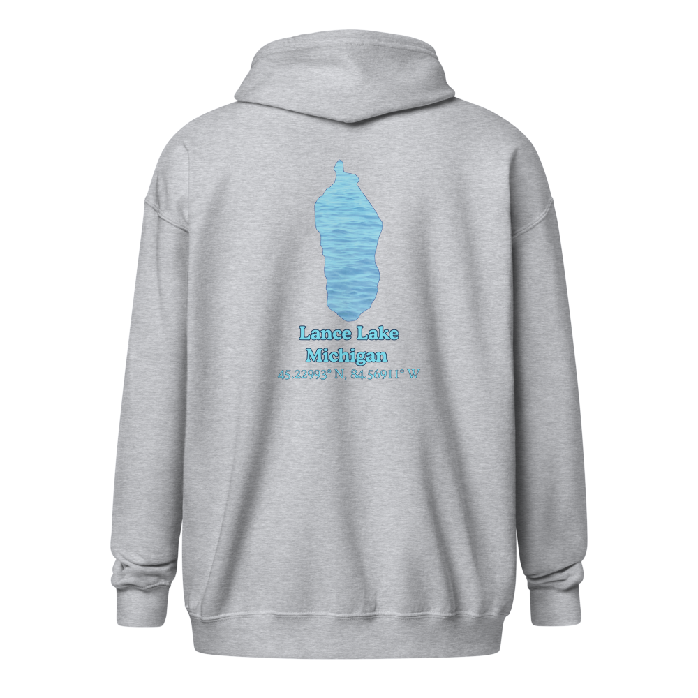 Lance Lake Unisex Zip Hoodie