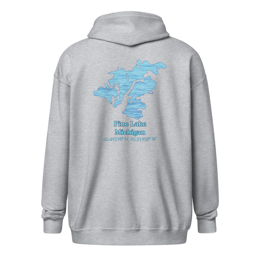 Pine Lake Unisex Zip Hoodie