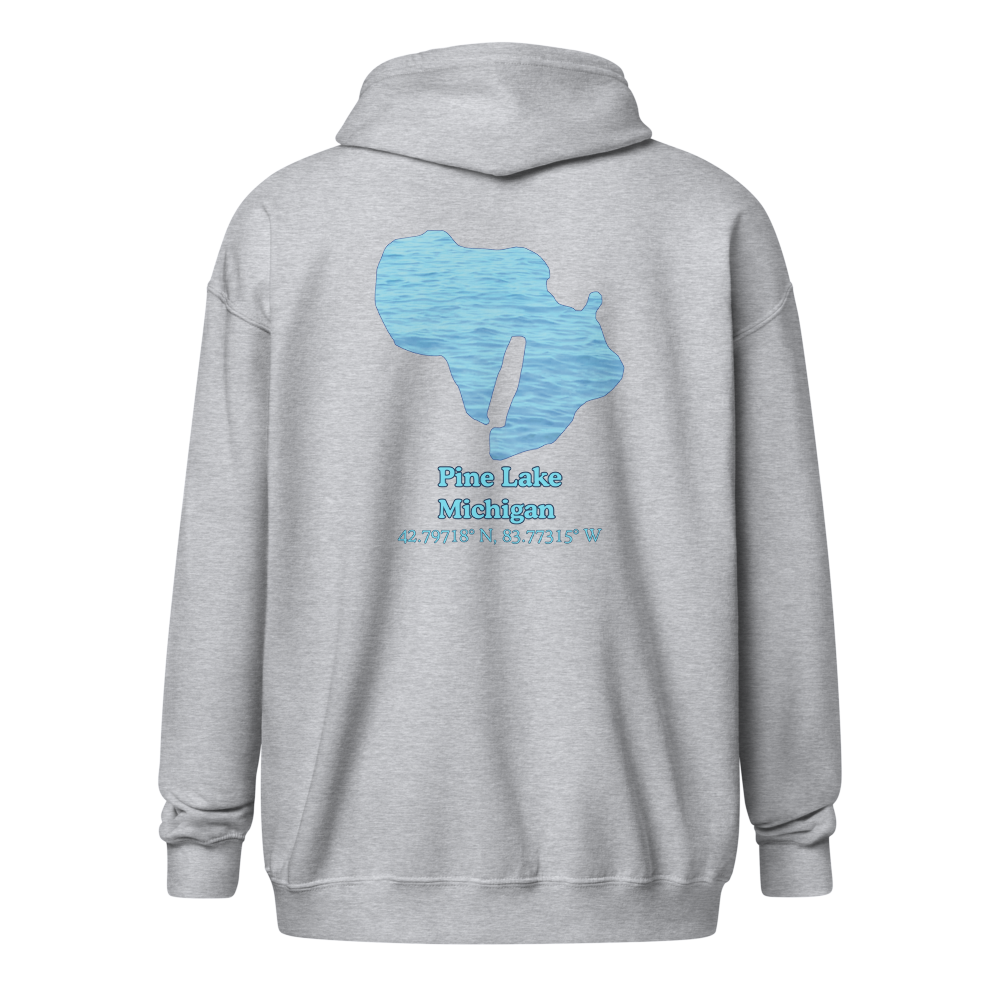 Pine Lake Unisex Zip Hoodie