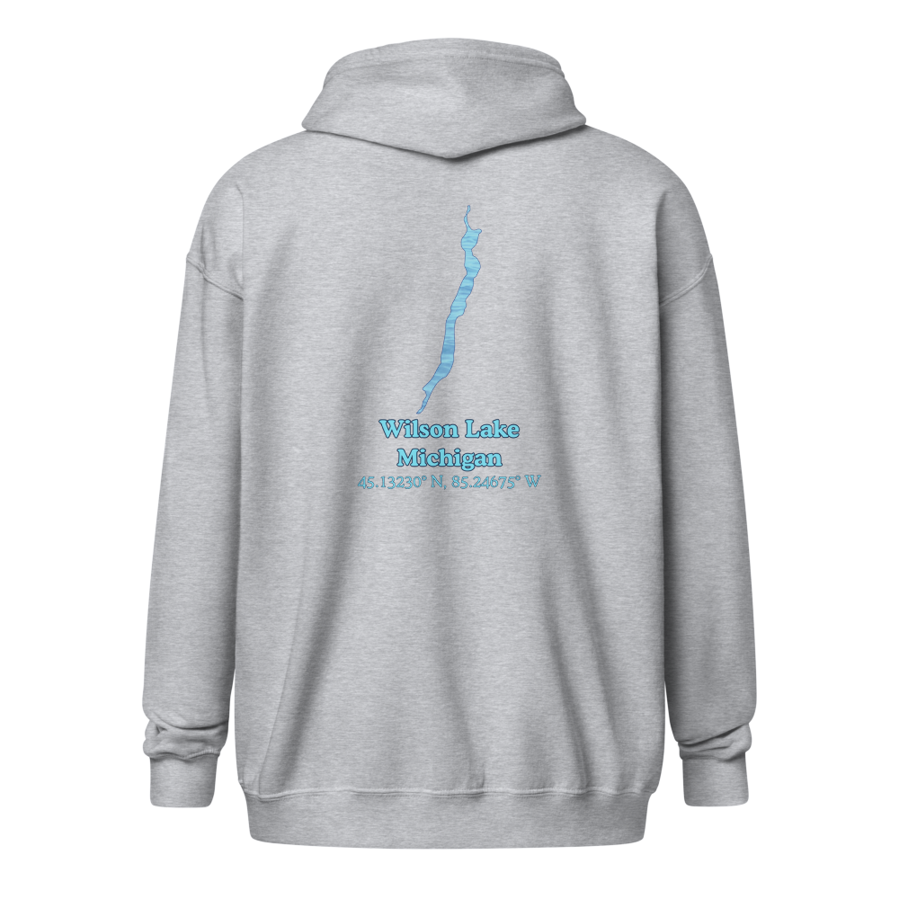 Wilson Lake Unisex Zip Hoodie