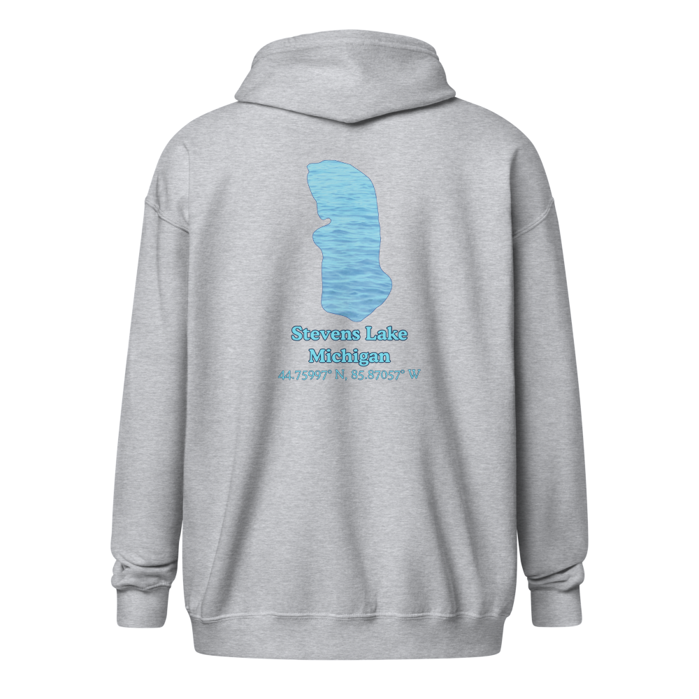 Stevens Lake Unisex Zip Hoodie