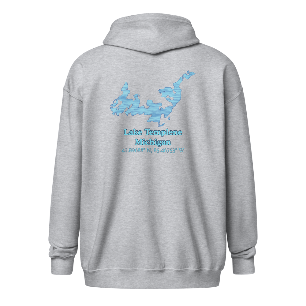 Lake Templene Unisex Zip Hoodie