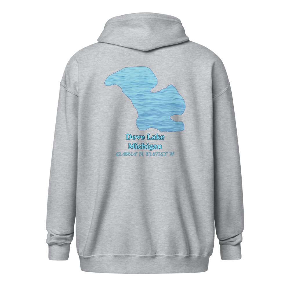 Dove Lake Unisex Zip Hoodie