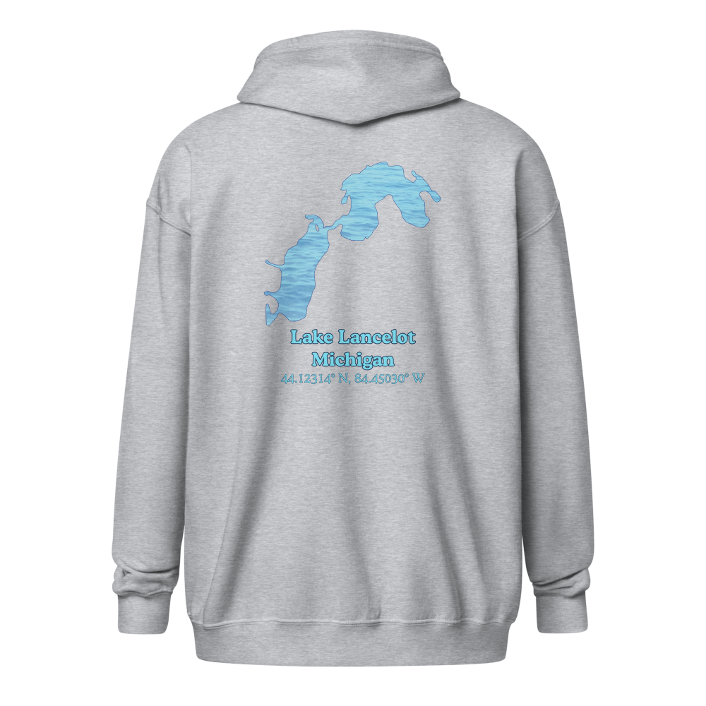 Lake Lancelot Unisex Zip Hoodie