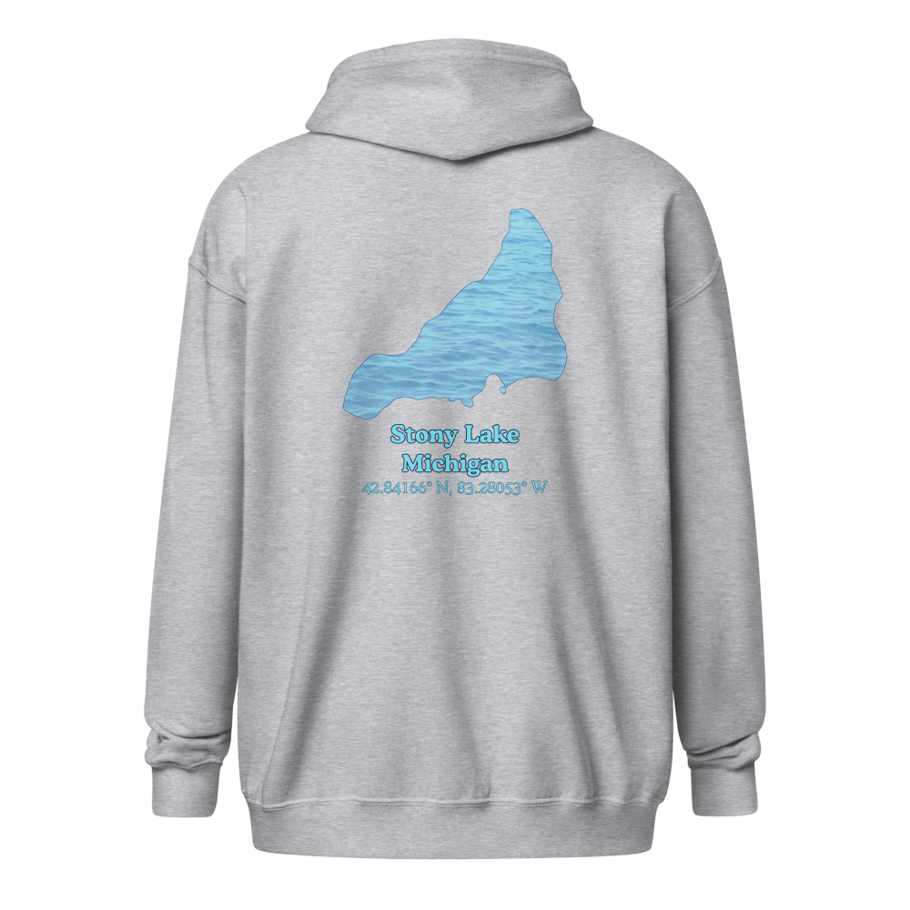 Stony Lake Unisex Zip Hoodie