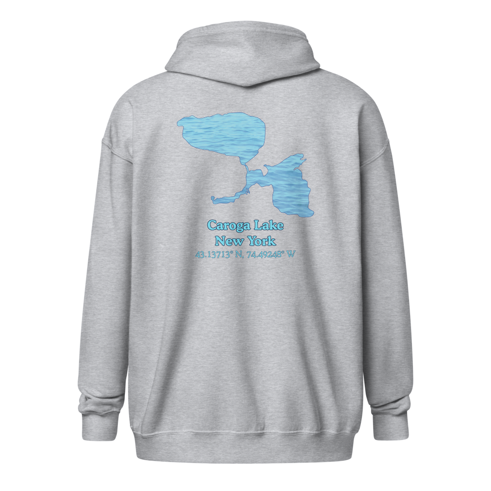 Caroga Lake Unisex Zip Hoodie