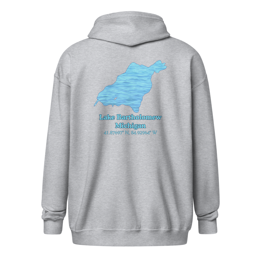 Lake Bartholomew Unisex Zip Hoodie
