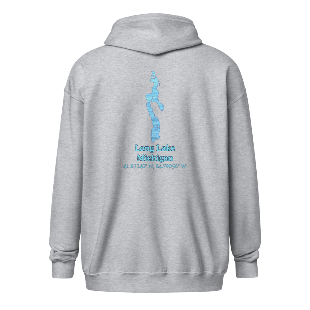Long Lake Unisex Zip Hoodie