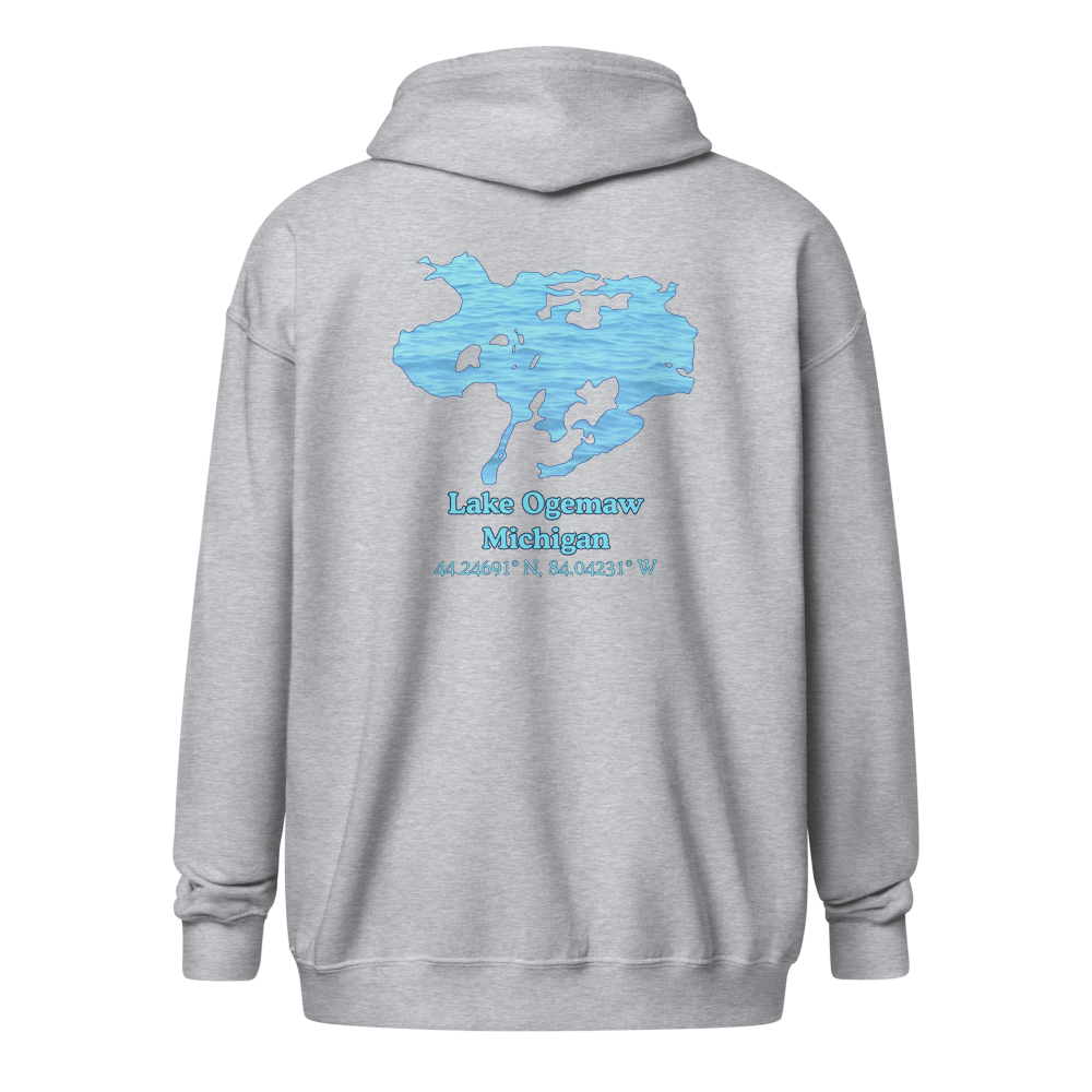 Lake Ogemaw Unisex Zip Hoodie