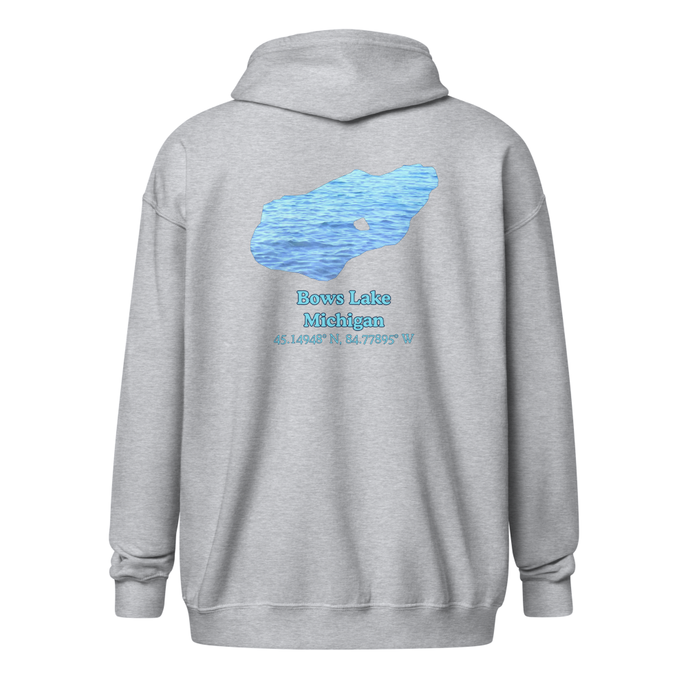 Bows Lake Unisex Zip Hoodie