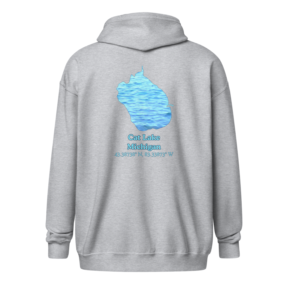 Cat Lake Unisex Zip Hoodie