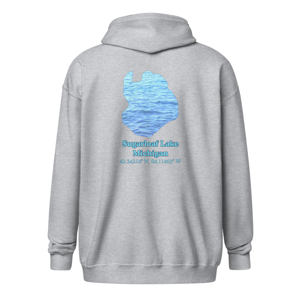 Sugarloaf Lake Unisex Zip Hoodie