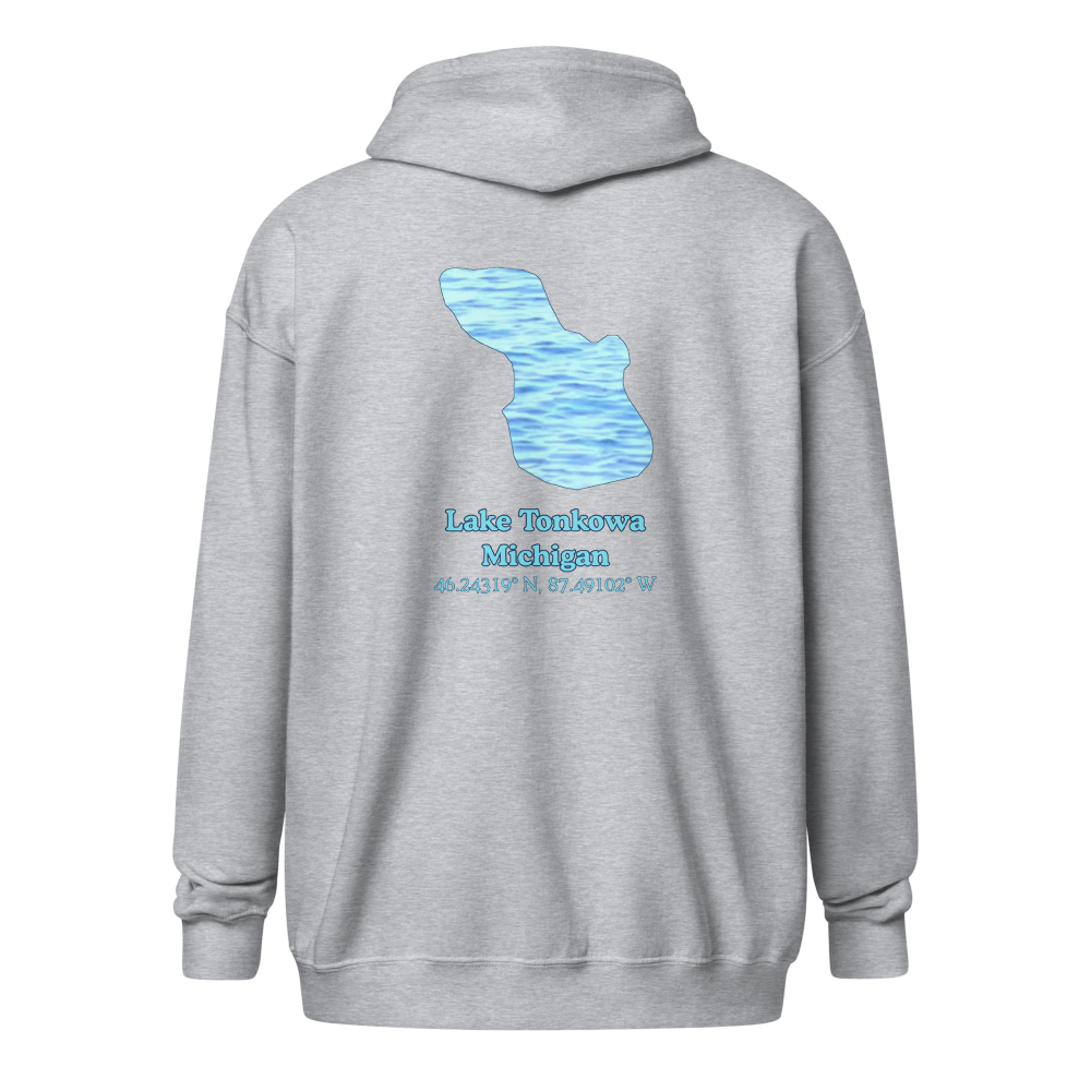 Lake Tonkowa Unisex Zip Hoodie