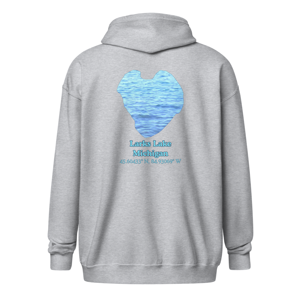 Larks Lake Unisex Zip Hoodie