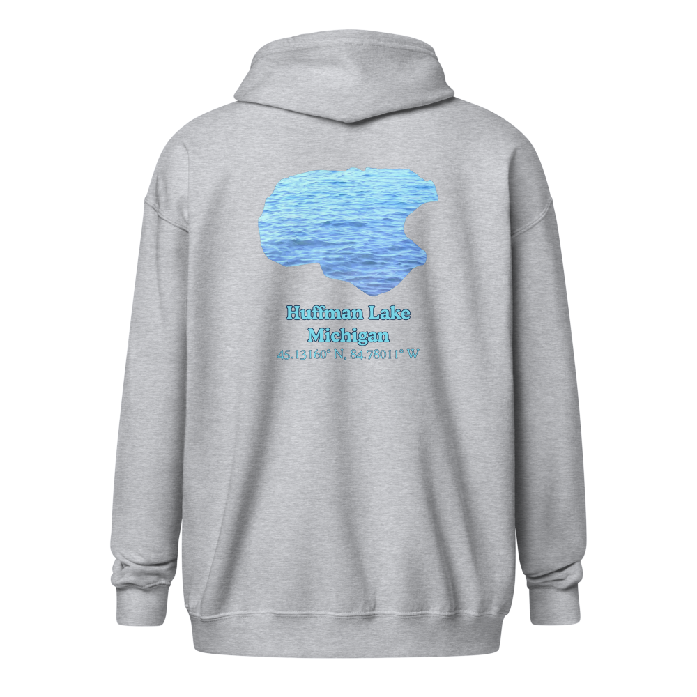 Huffman Lake Unisex Zip Hoodie