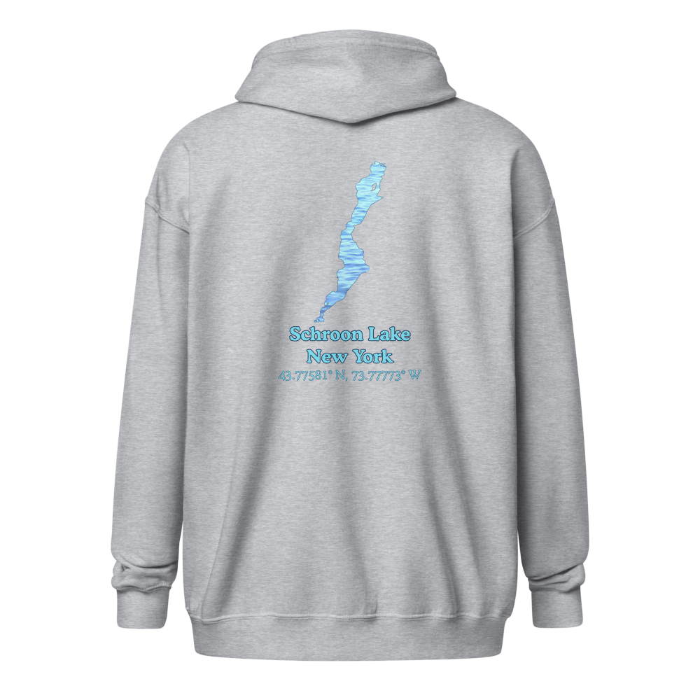 Schroon Lake Unisex Zip Hoodie