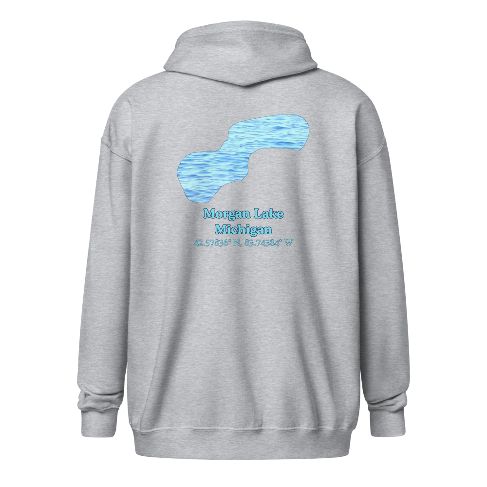 Morgan Lake Unisex Zip Hoodie