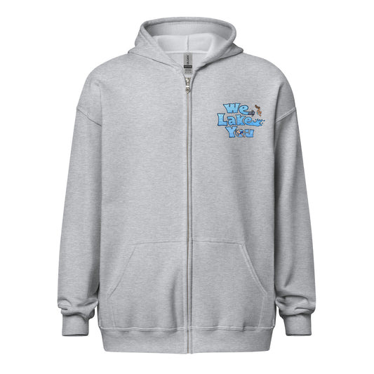{Lake} Unisex Zip Hoodie