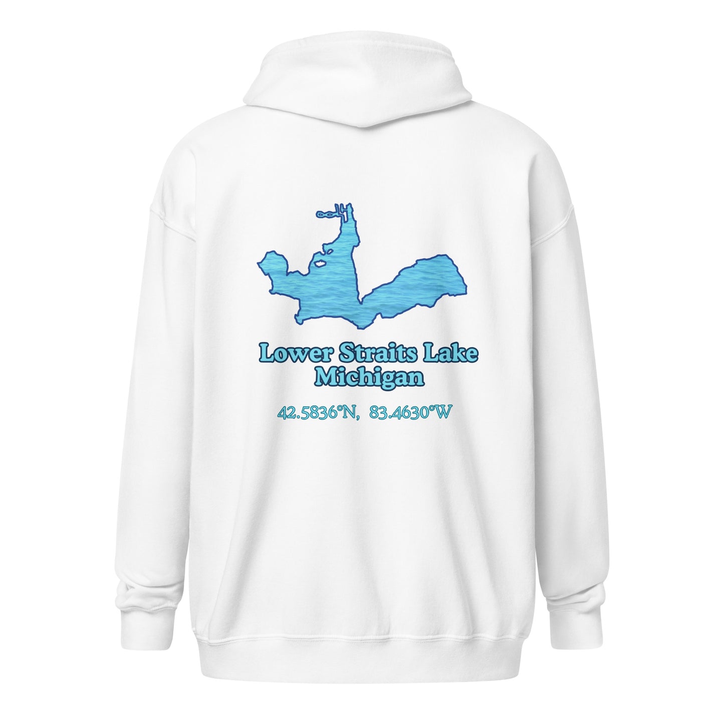 {Lake} Unisex Zip Hoodie