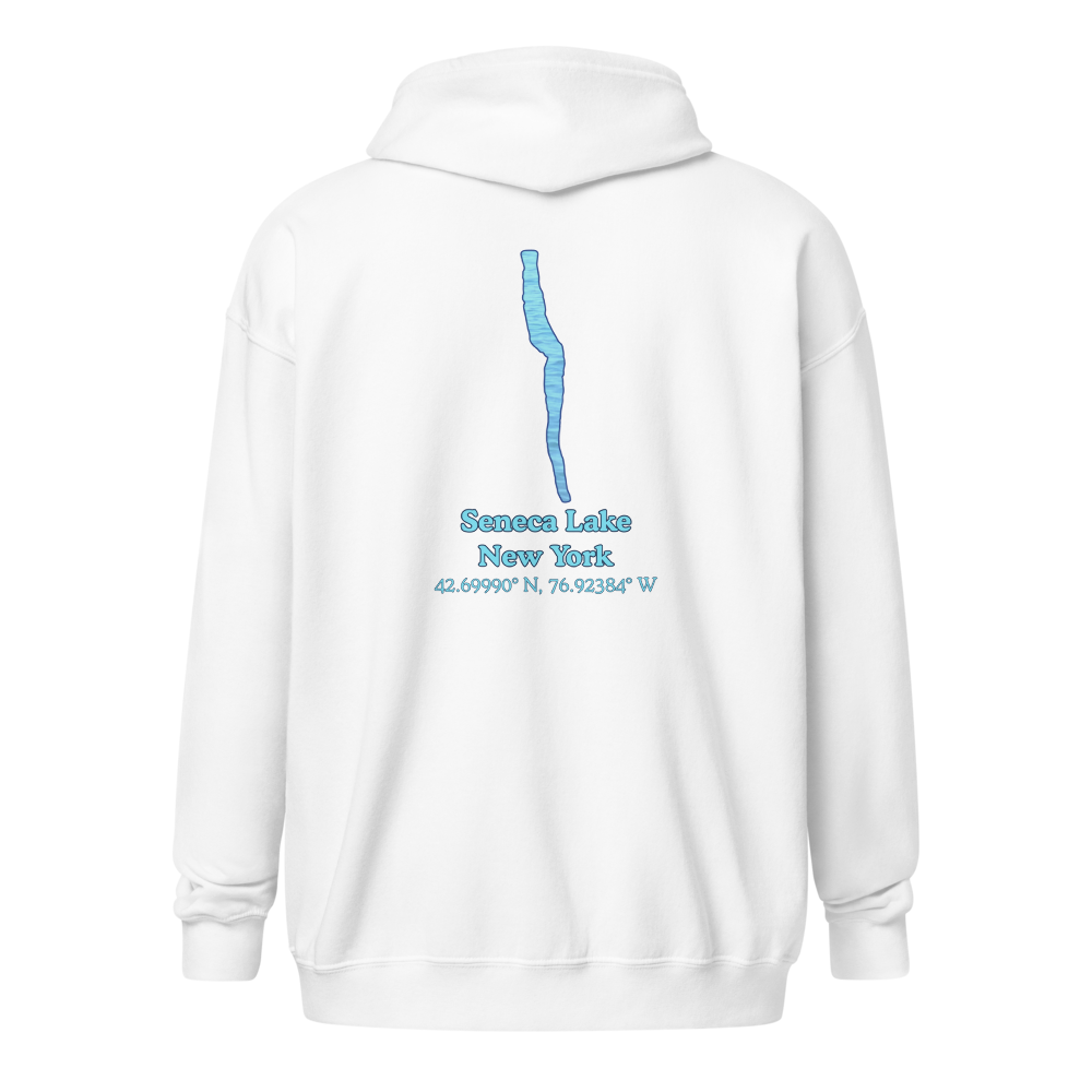 Seneca Lake Unisex Zip Hoodie