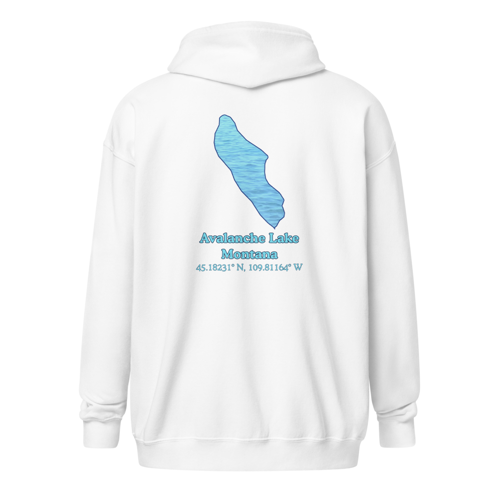 Avalanche Lake Unisex Zip Hoodie