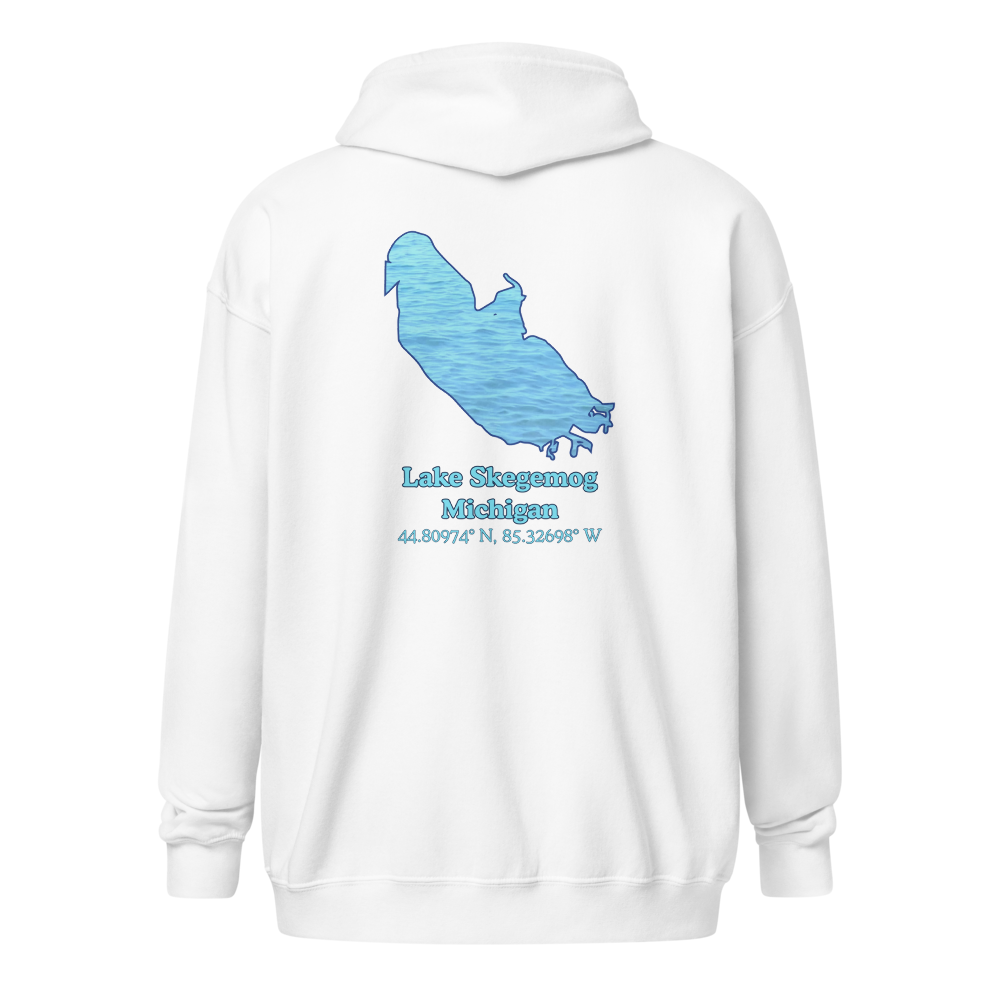Lake Skegemog Unisex Zip Hoodie