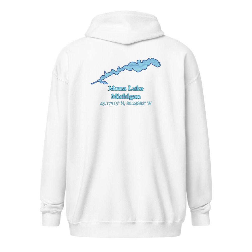Mona Lake Unisex Zip Hoodie