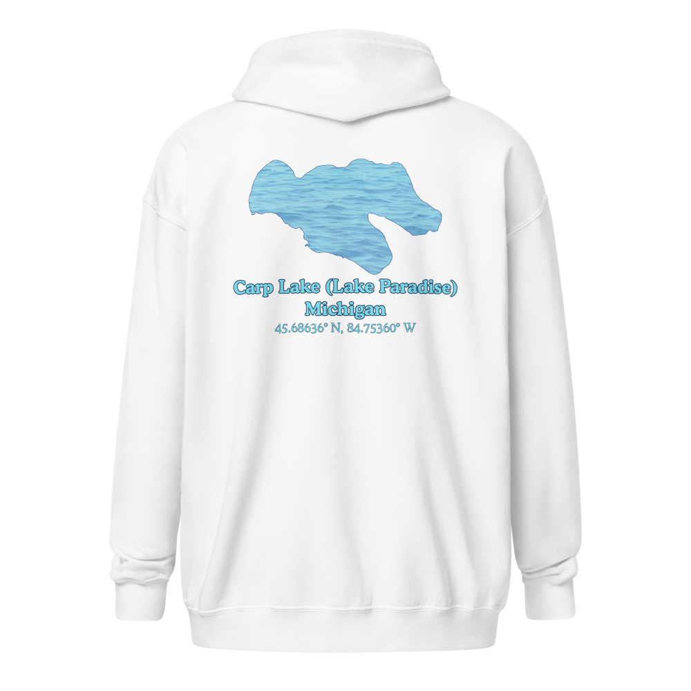 Carp Lake (Lake Paradise) Unisex Zip Hoodie