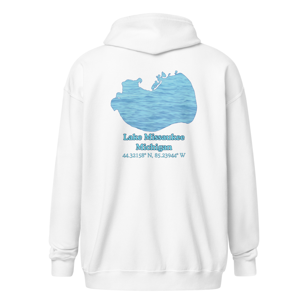 Lake Missaukee Unisex Zip Hoodie
