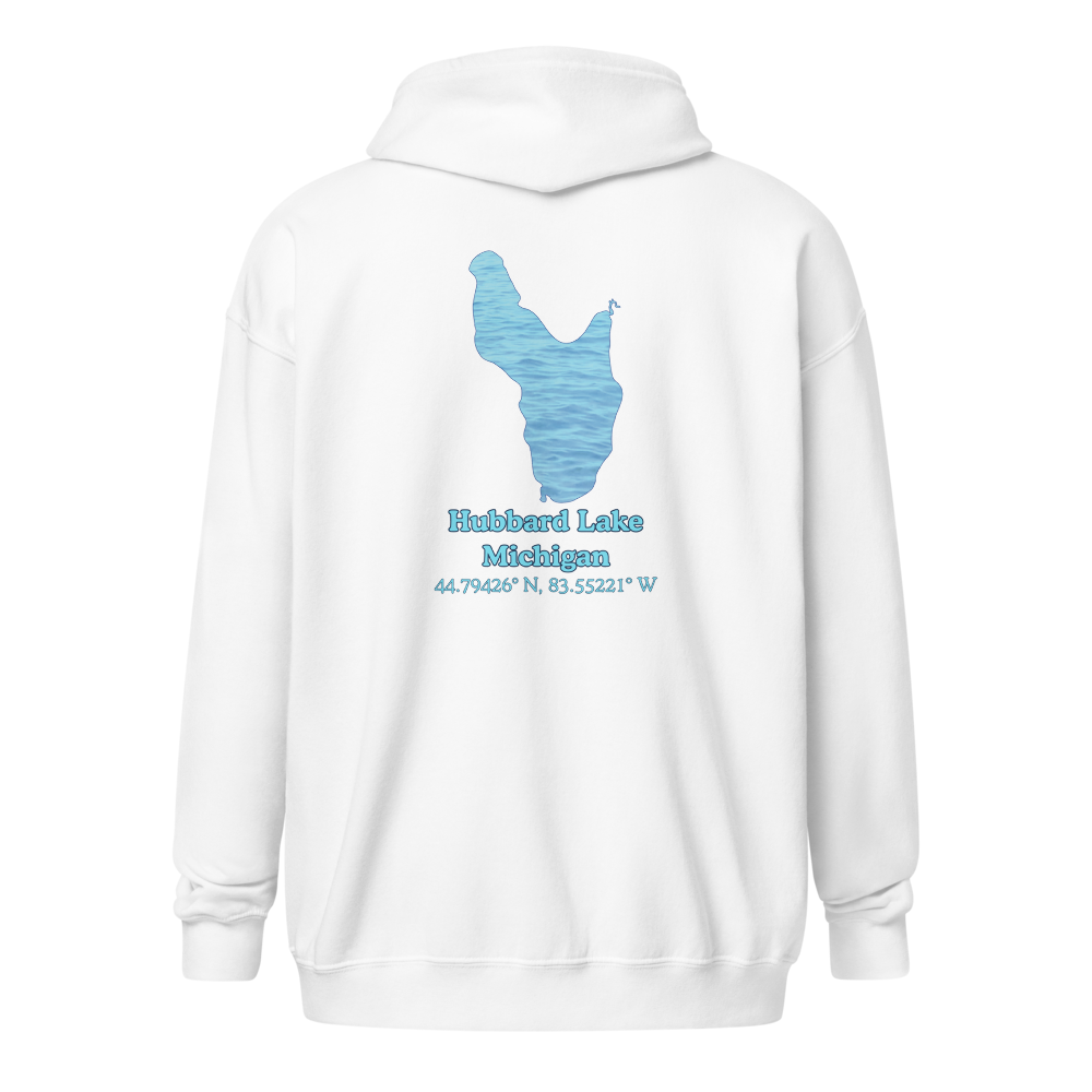Hubbard Lake Unisex Zip Hoodie