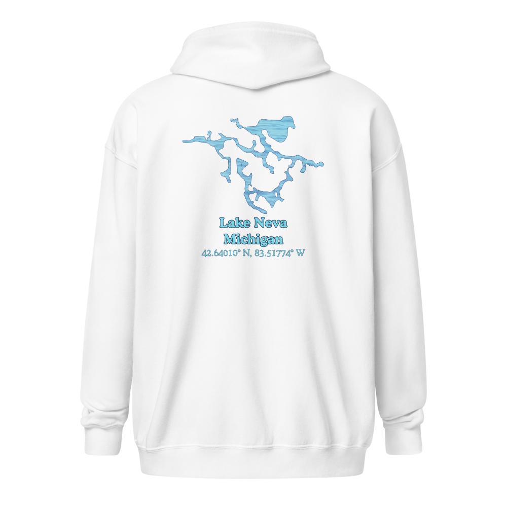 Lake Neva Unisex Zip Hoodie