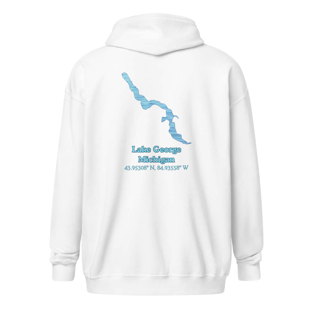 Lake George Unisex Zip Hoodie