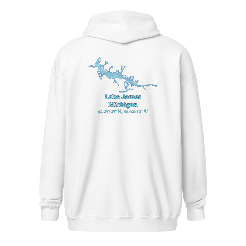 Lake James Unisex Zip Hoodie
