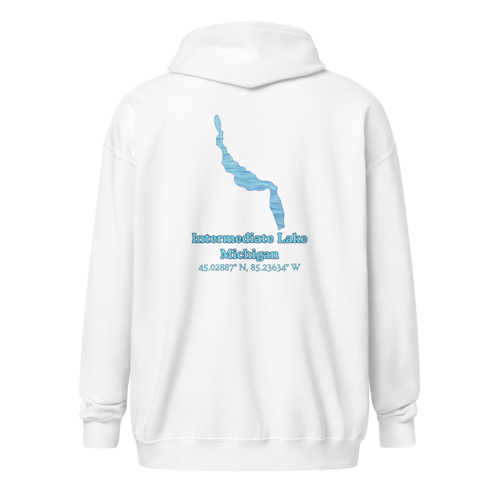 Intermediate Lake Unisex Zip Hoodie