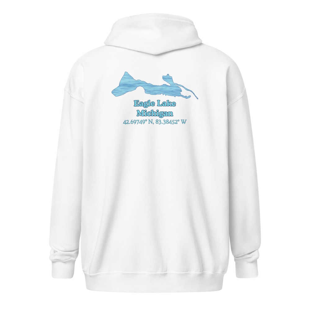 Eagle Lake Unisex Zip Hoodie