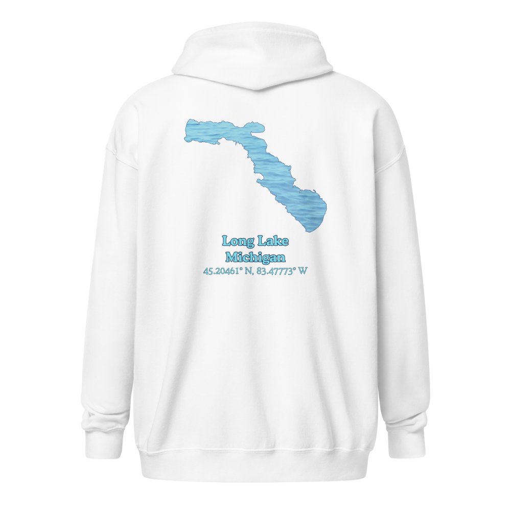 Long Lake Unisex Zip Hoodie