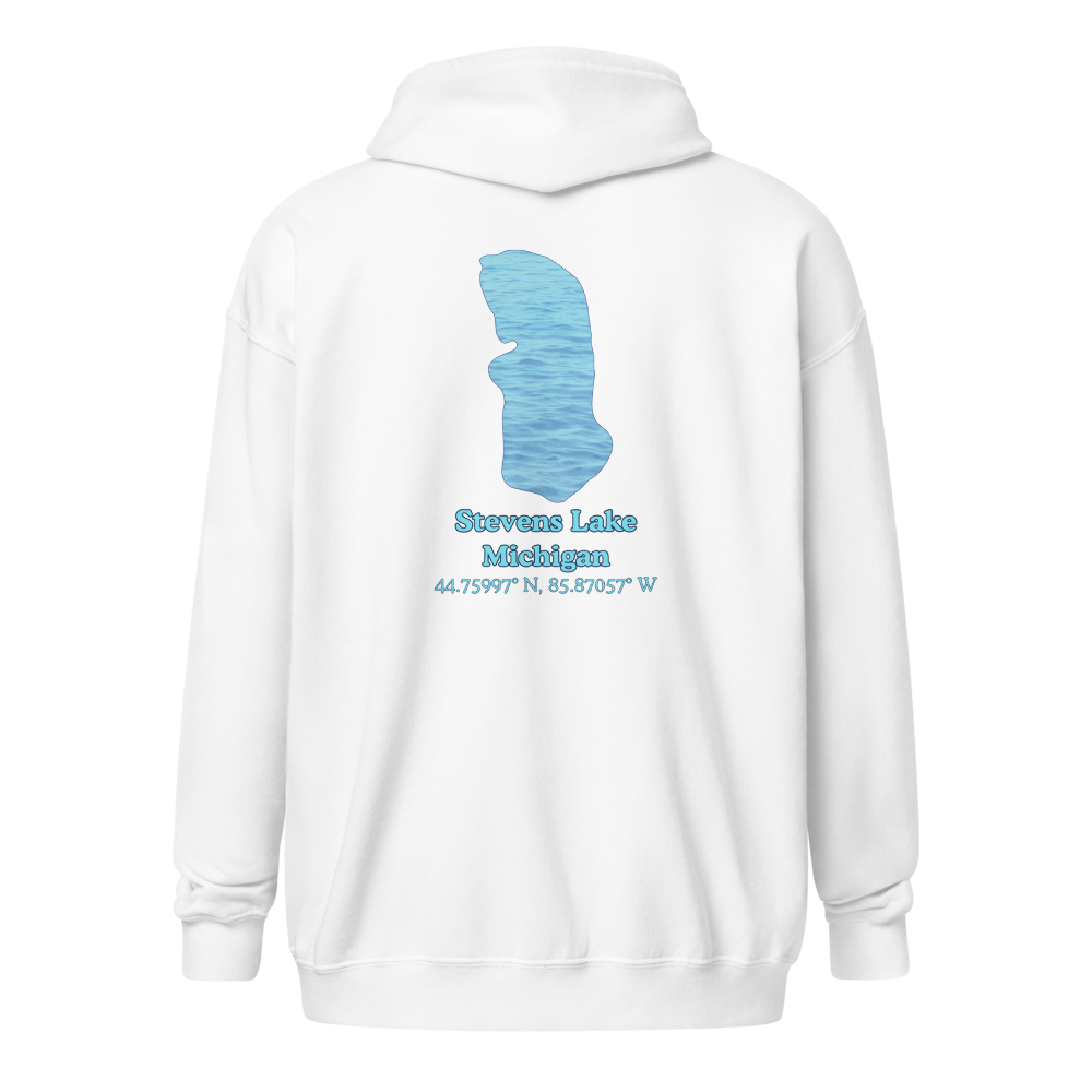 Stevens Lake Unisex Zip Hoodie