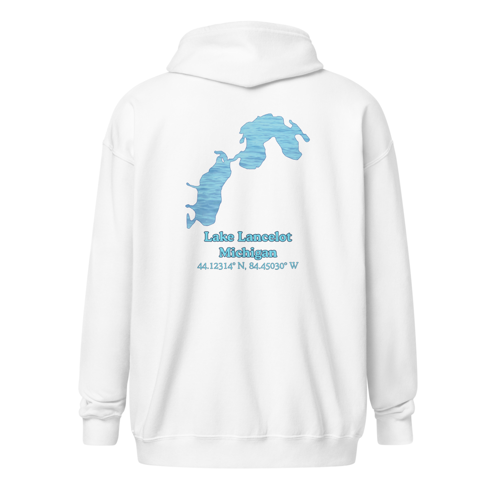 Lake Lancelot Unisex Zip Hoodie