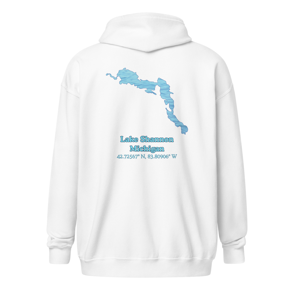 Lake Shannon Unisex Zip Hoodie