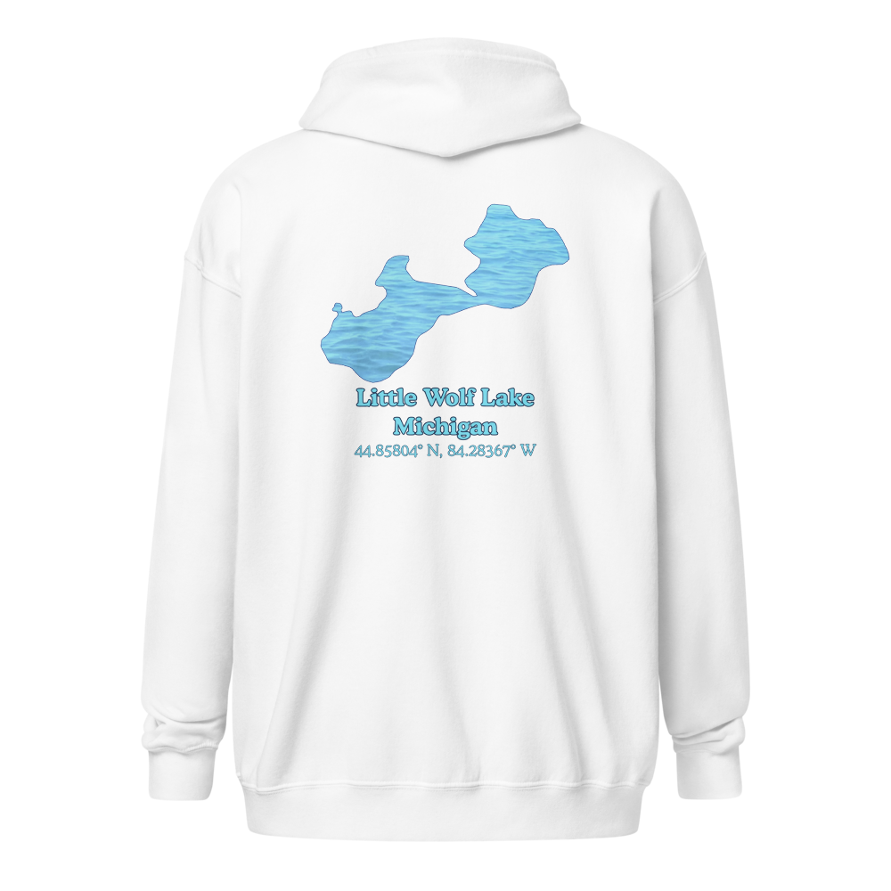 Little Wolf Lake Unisex Zip Hoodie