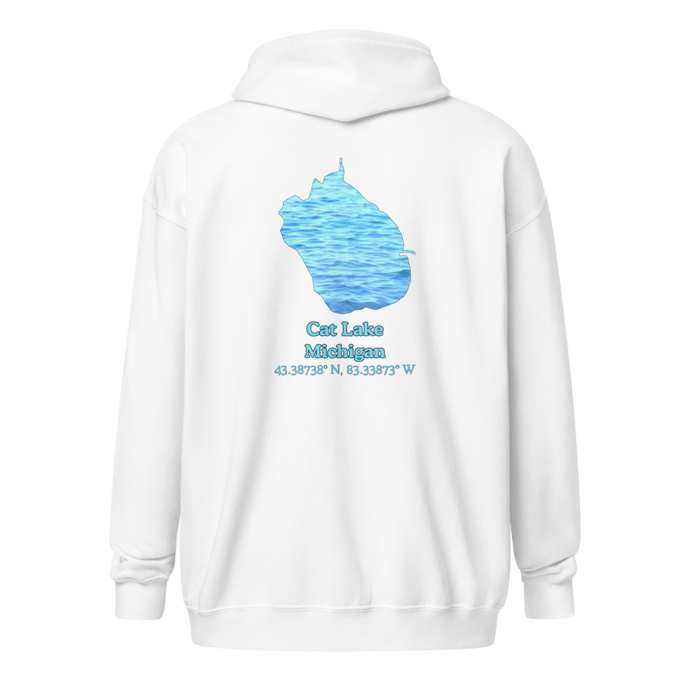 Cat Lake Unisex Zip Hoodie