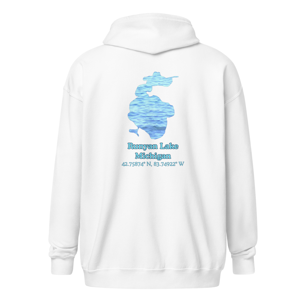 Runyan Lake Unisex Zip Hoodie