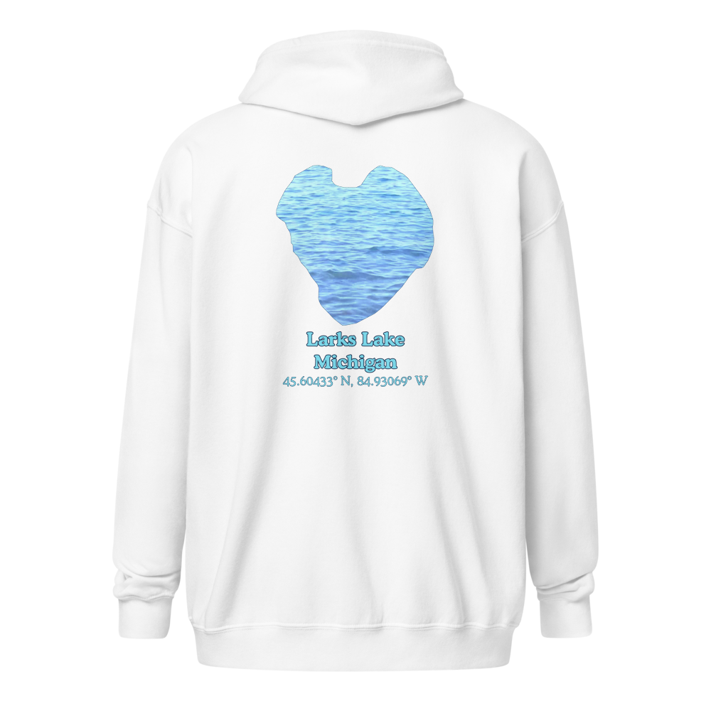 Larks Lake Unisex Zip Hoodie